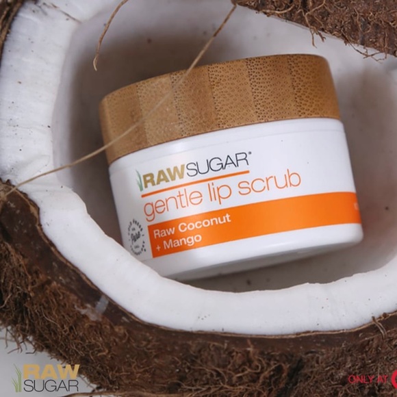 NEW RAW SUGAR NATURAL LIP SCRUB TRIO .5 oz each - Picture 3 of 6
